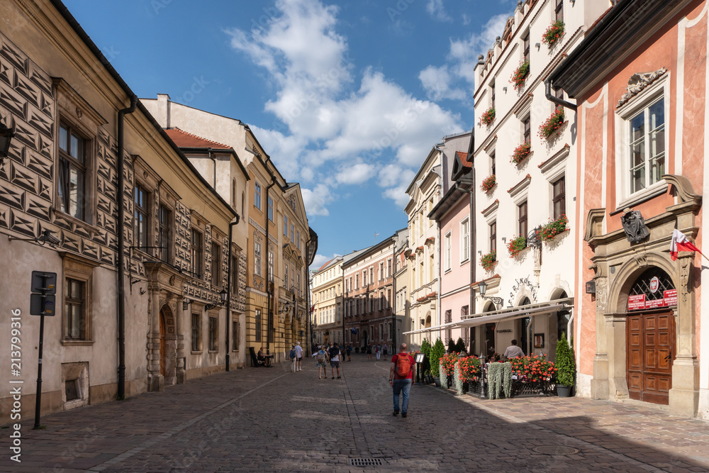 Street in Krakow Old Town