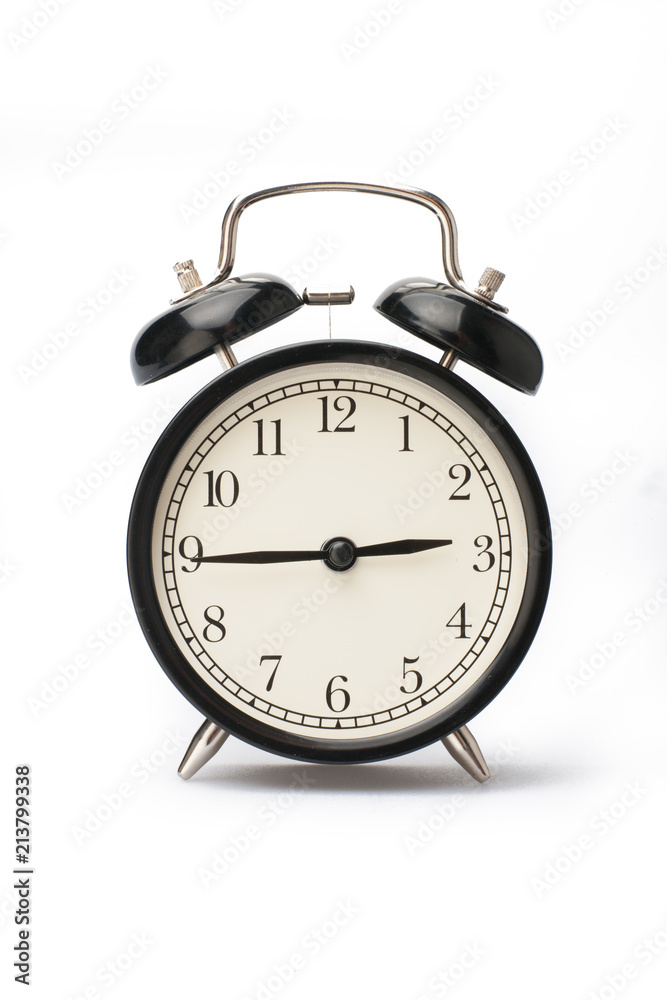 Alarm clock face isolated on white background Alarm clock face isolated on white background