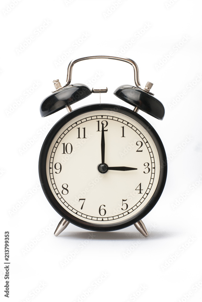 Alarm clock face isolated on white background Alarm clock face isolated on white background