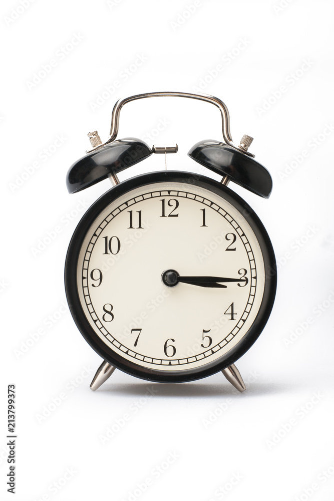 Alarm clock face isolated on white background Alarm clock face isolated on white background
