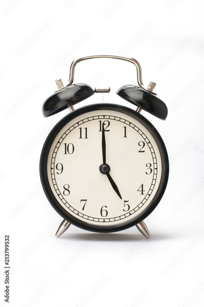 Alarm clock face isolated on white background Alarm clock face isolated on white background