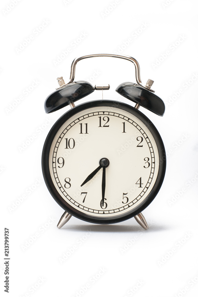 Alarm clock face isolated on white background Alarm clock face isolated on white background