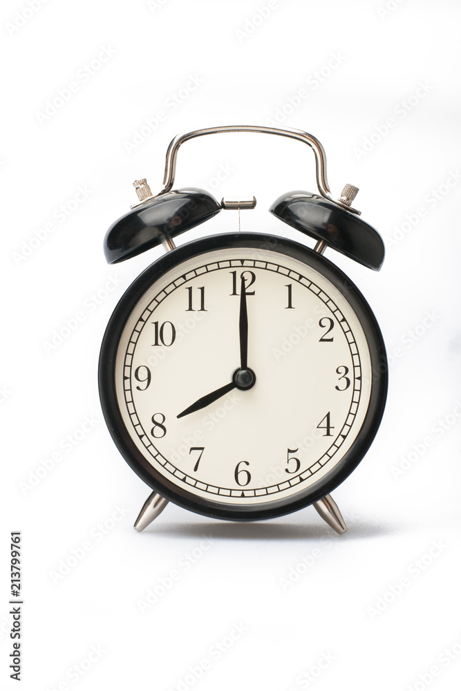 Alarm clock face isolated on white background Alarm clock face isolated on white background