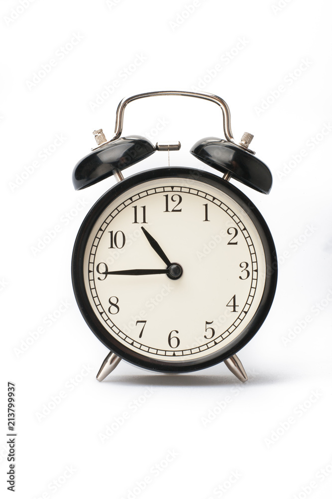 Alarm clock face isolated on white background Alarm clock face isolated on white background
