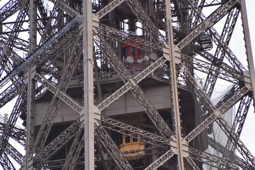 Paris eifel tower elevators