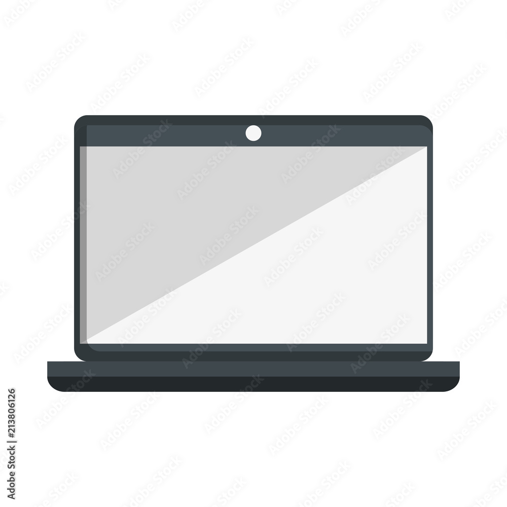 laptop computer isolated icon laptop computer isolated icon