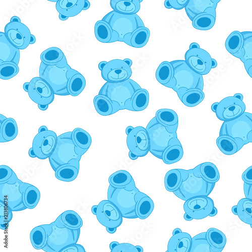 Vector color pattern  bears for baby