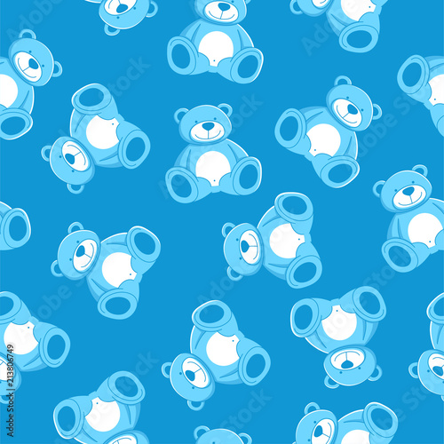 Vector color pattern  bears for baby