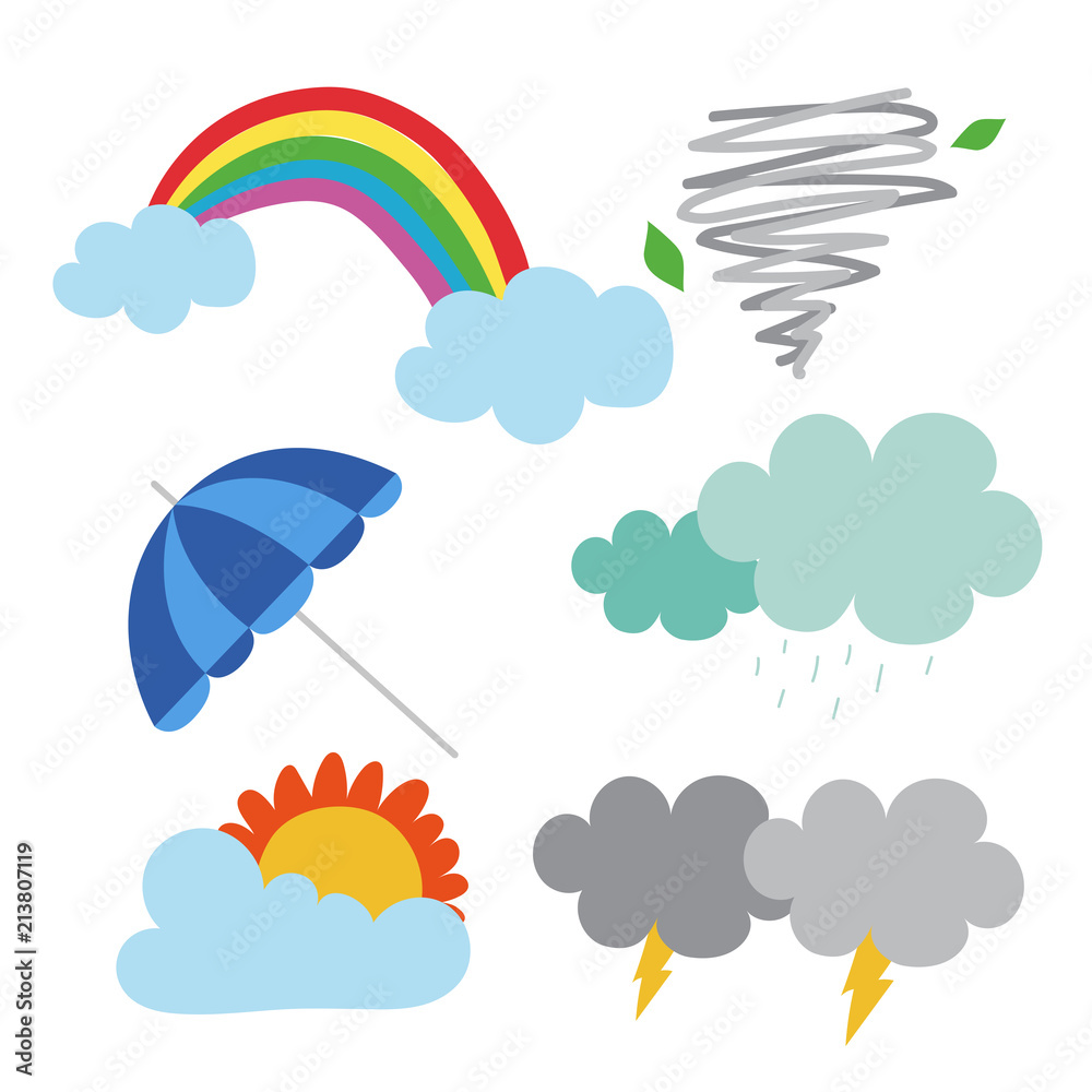 weather vector collection design