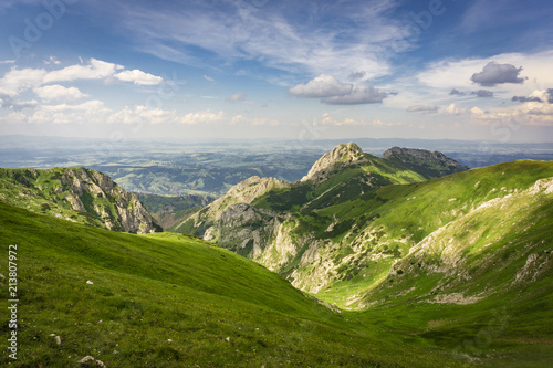 Area of Czerwone Wierchy. Western Tatra Mountains. Poland.