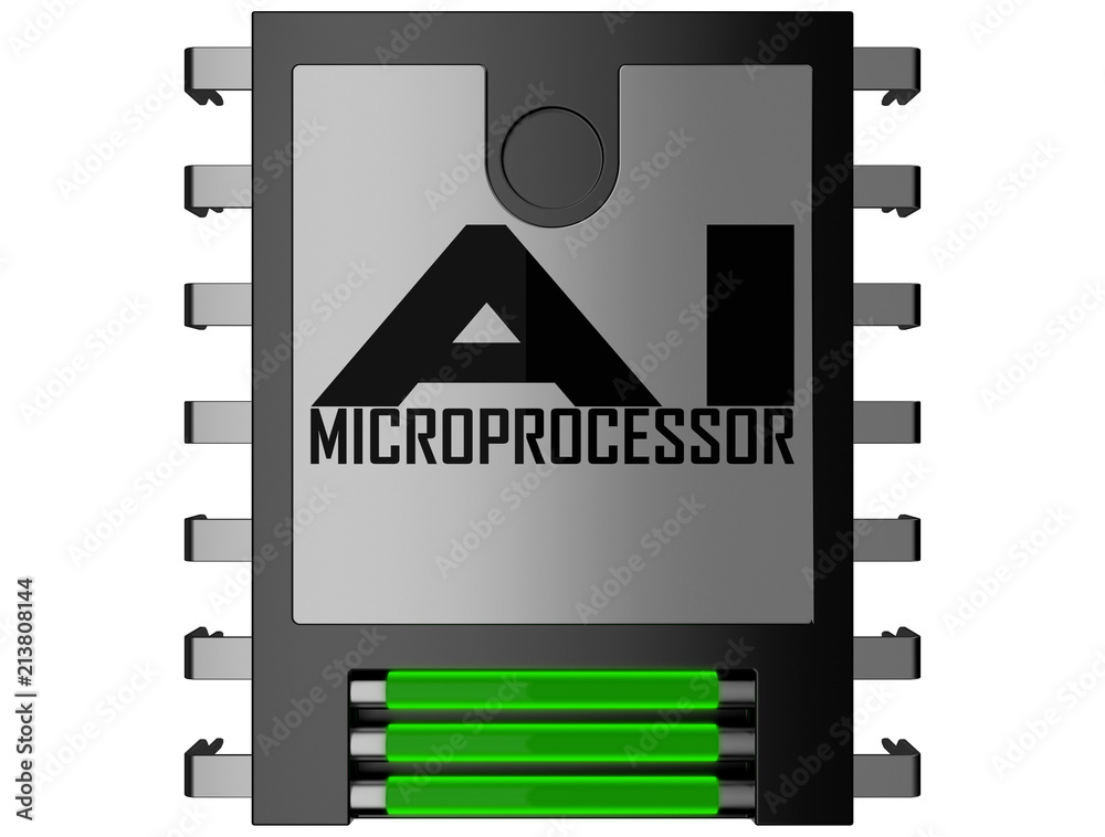 Obraz premium Microprocesseur