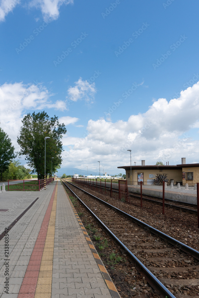 Railway Station in Turcianske Teplice, Slovakia