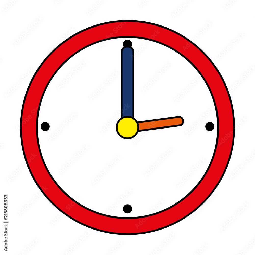time clock watch ivon vector illustration design time clock watch ivon vector illustration design