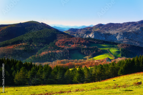 Urkiola mountains and sanctuary