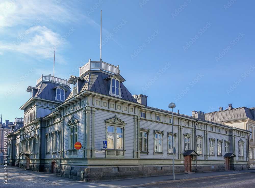 Old houses in Oulu center