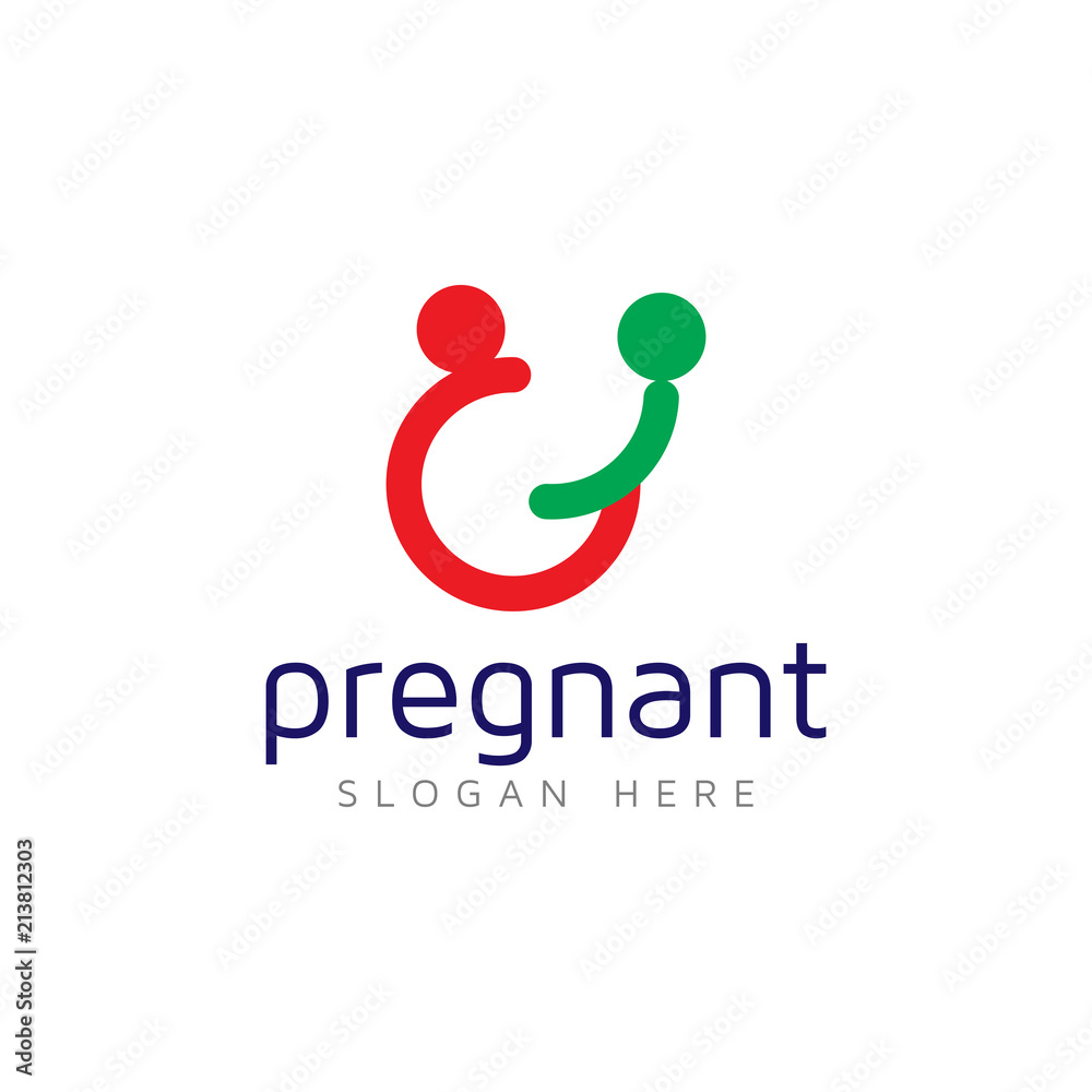 Pregnant logo Logo Design Element. logo Vector Template Pregnant logo Logo Design Element. logo Vector Template