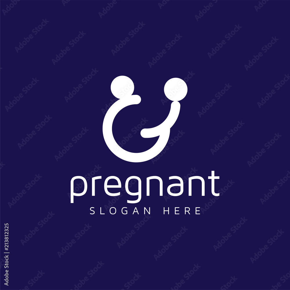 Pregnant logo Logo Design Element. logo Vector Template Pregnant logo Logo Design Element. logo Vector Template