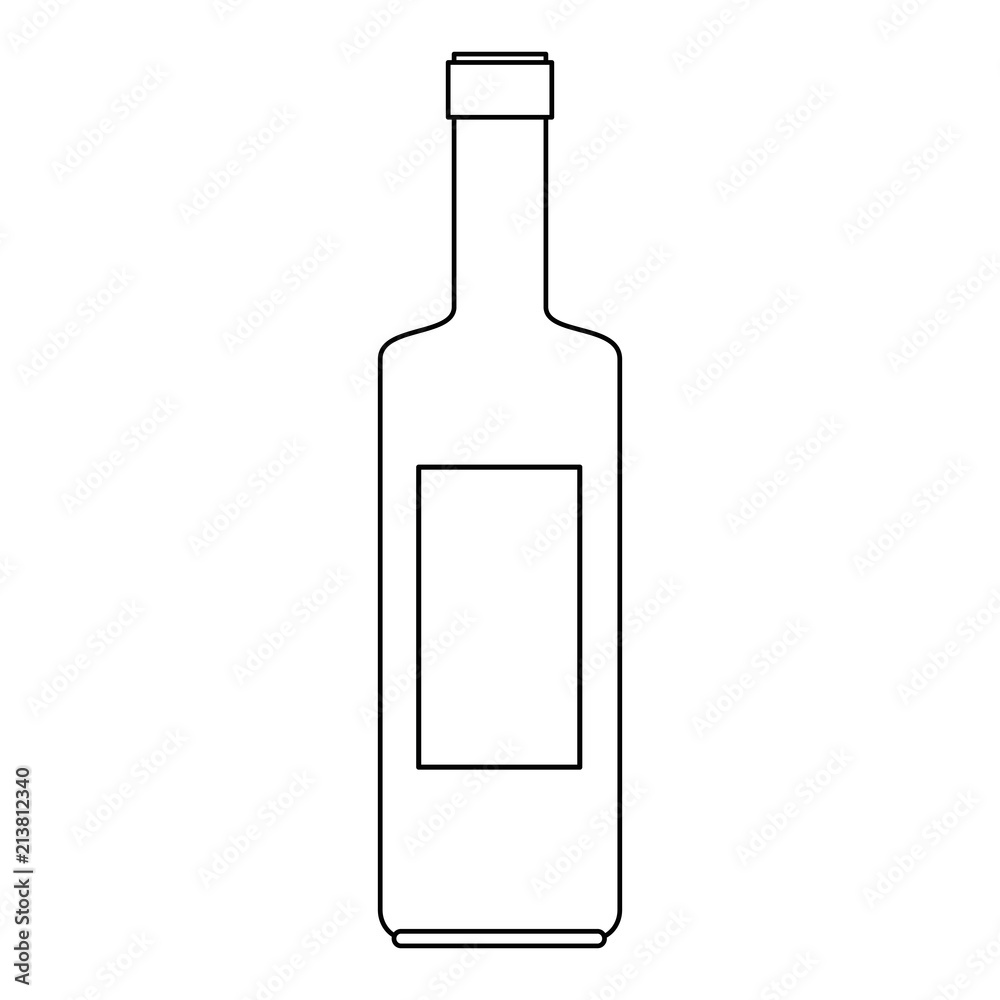 wine bottle silhouette icon vector illustration design wine bottle silhouette icon vector illustration design