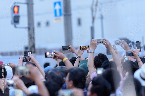 スマホ撮影・群衆