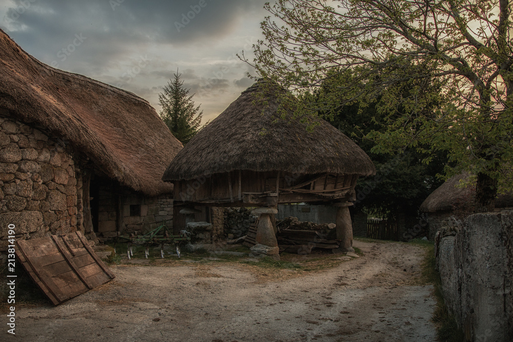Piornedo. Pre-roman village in the mountains. Piornedo. Pre-roman village in the mountains.