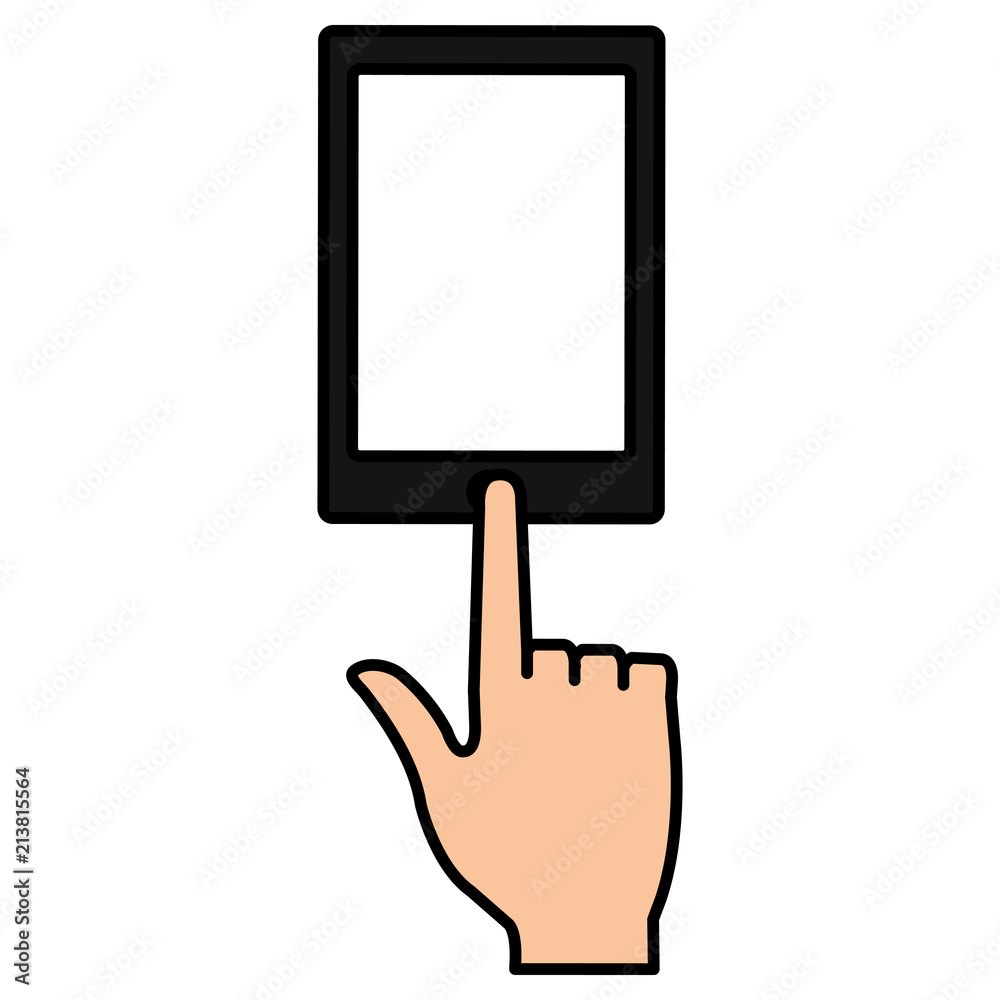 hand human with smartphone device isolated icon vector illustration design hand human with smartphone device isolated icon vector illustration design