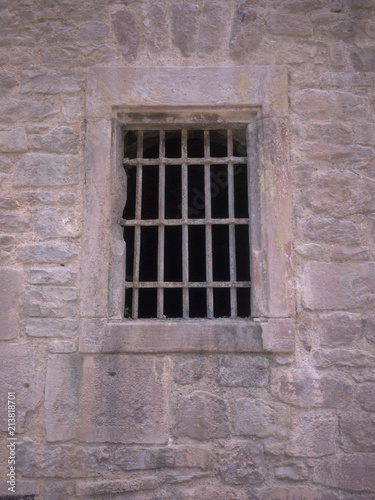 window with grid