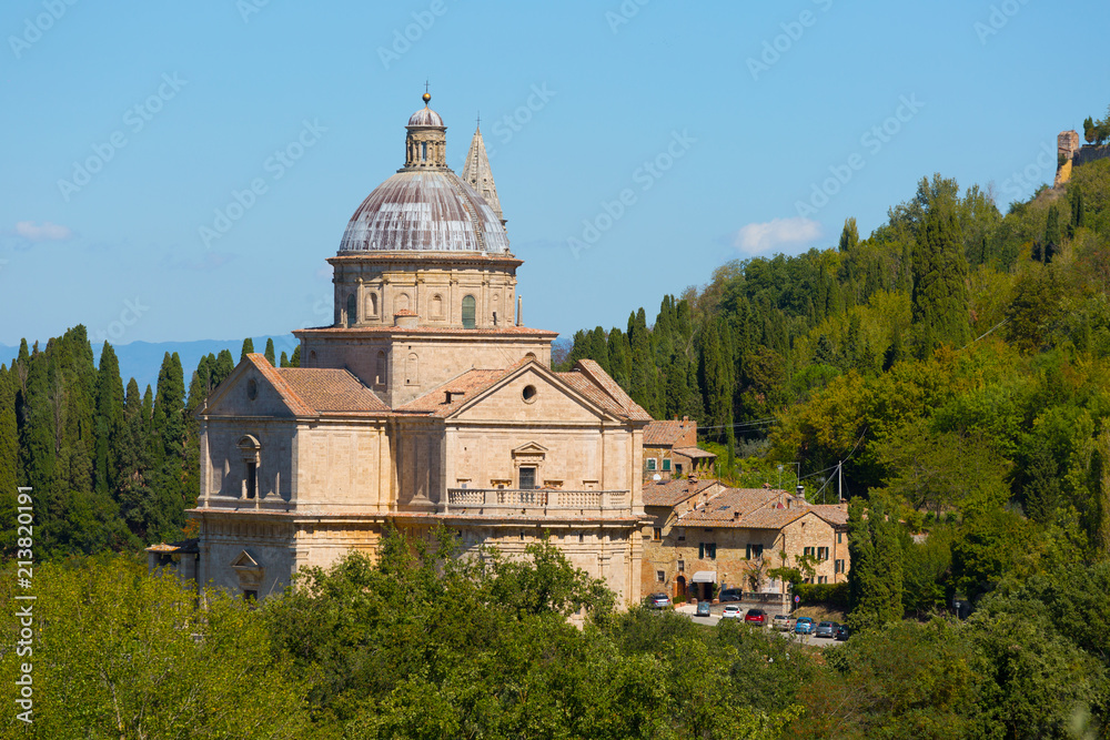 Chiesa di San Biagio church in Montepulciano , Tuscany, Italy