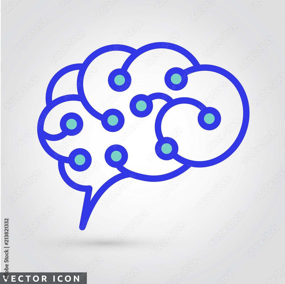 Circuit Brain Logo/Icon Circuit Brain Logo/Icon
