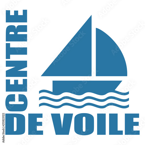 Logo centre de voile.