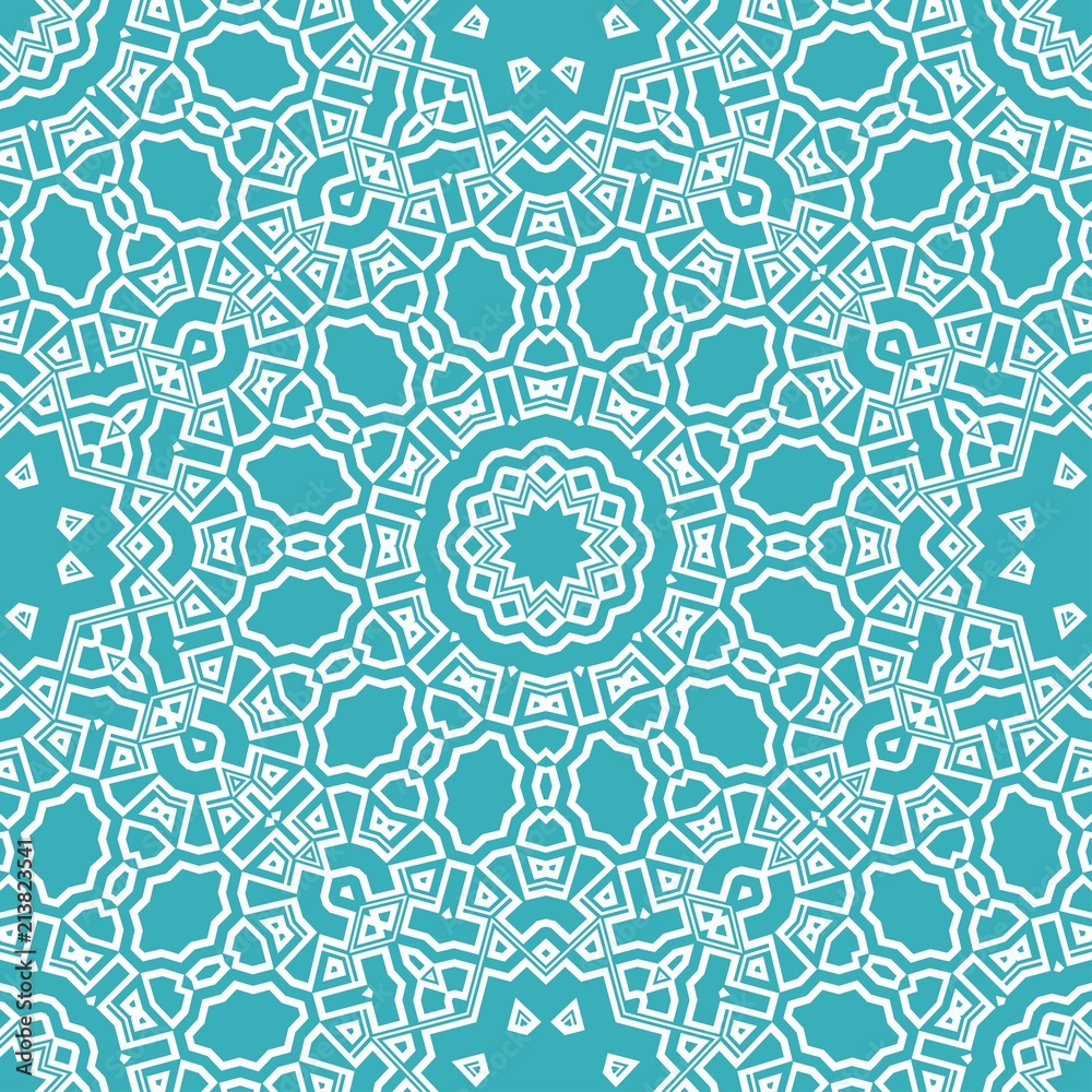 seamless lace floral background. Luxury texture for wallpaper, invitation. Vector illustration. blue, white color