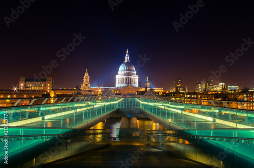 Millennium bridge in London