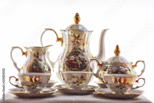 Чайный набор. Немецкий чайный набор. A tea set. German tea set.