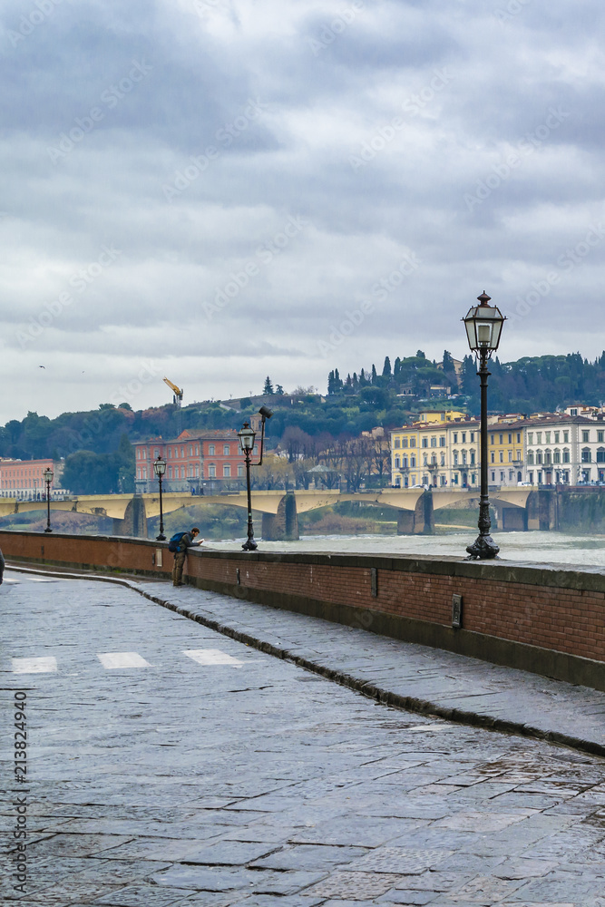 Naklejka premium Florence Cityscape View, Italy