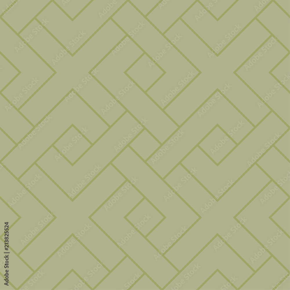 Olive green geometric print. Seamless pattern Olive green geometric print. Seamless pattern