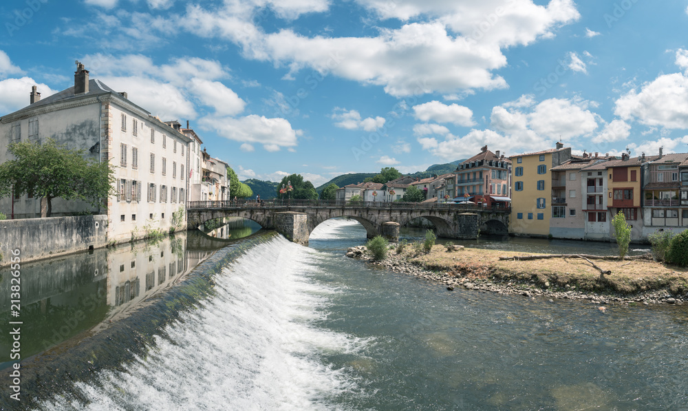 Fototapeta premium southern french city Saint-Girons