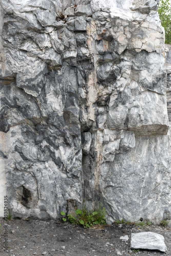 Gray surface of marble stone with striped streaks. Gray surface of marble stone with striped streaks.