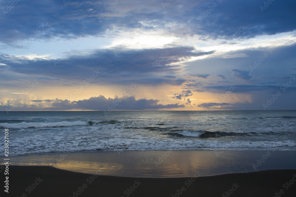 Sunrise on Beach Puerto Viejo Costa Rica
