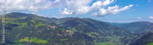 Panorama view from the moutain 