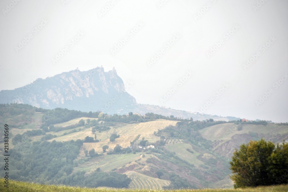 Fototapeta premium italian green countryside