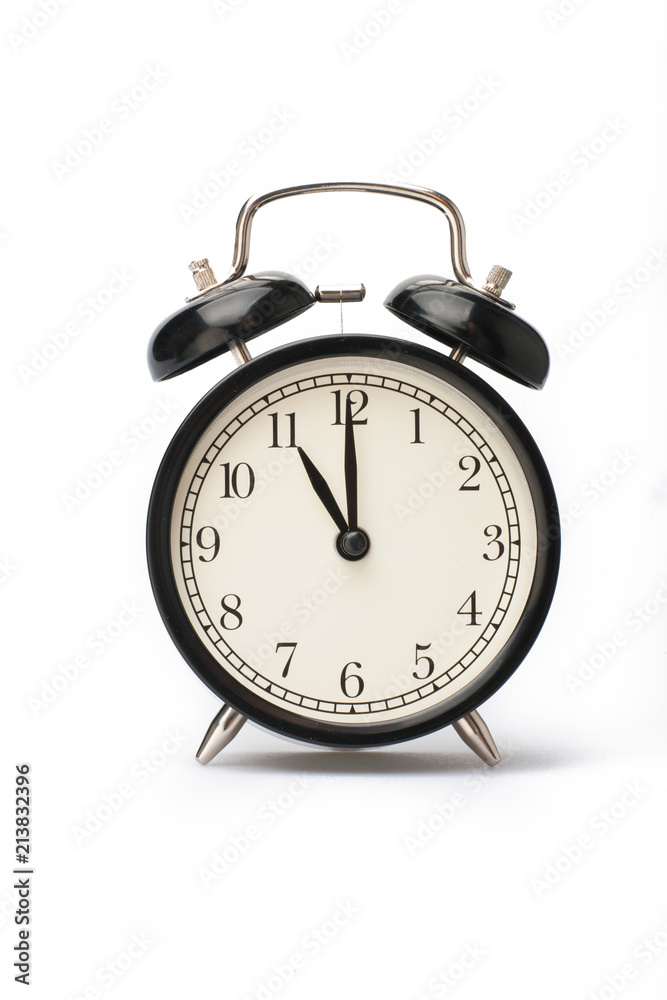 Alarm clock face isolated on white background Alarm clock face isolated on white background