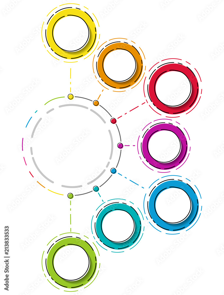 Empty business infographic template. Vector. Empty business infographic template. Vector.