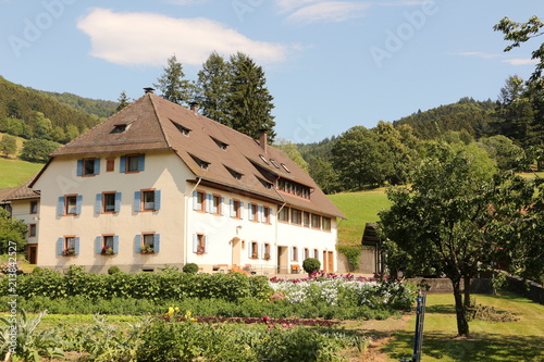 Historisches Gebäude auf dem Klostergelände von Kloster St. Trudpert im Schwarzwald photo