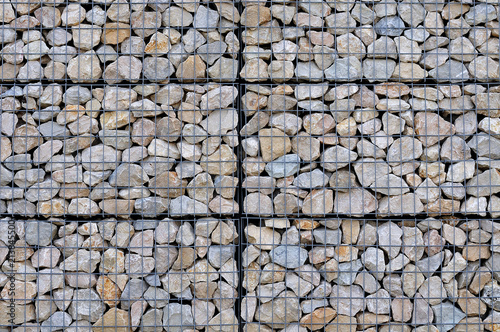 Obraz na płótnie gabion wall background w salonie