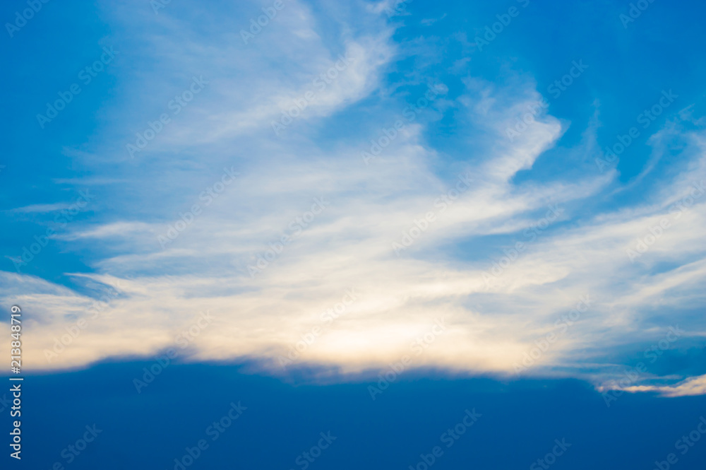 Obraz premium Clouds floating in the sky, Natural background