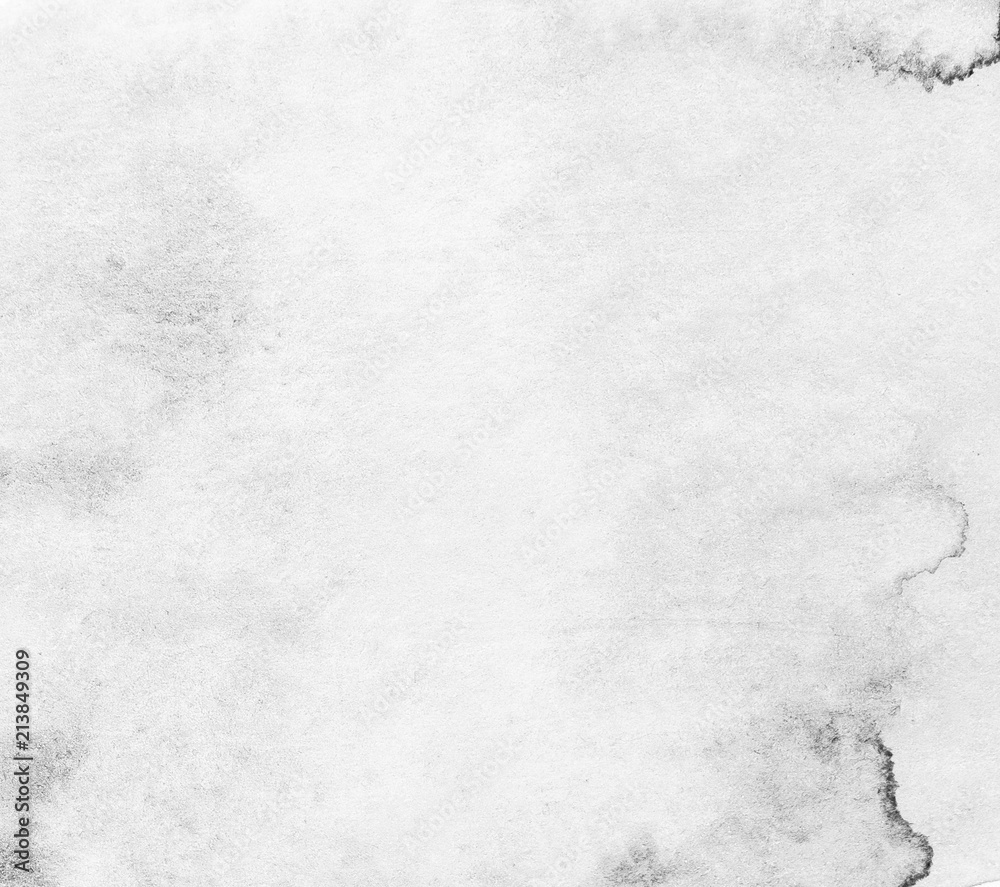 Fototapeta premium Watercolor background . Black and white paper texture.