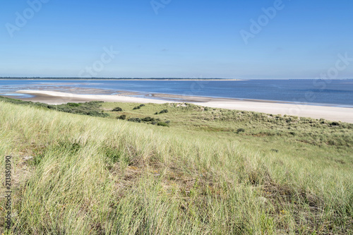 artificial Maasvlakte beach near Rotterdam, the Netherlands