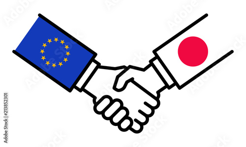 Handschlag EU Japan Freihandelsabkommen JEFTA