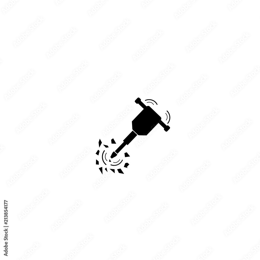 jackhammer vector icon jackhammer vector icon