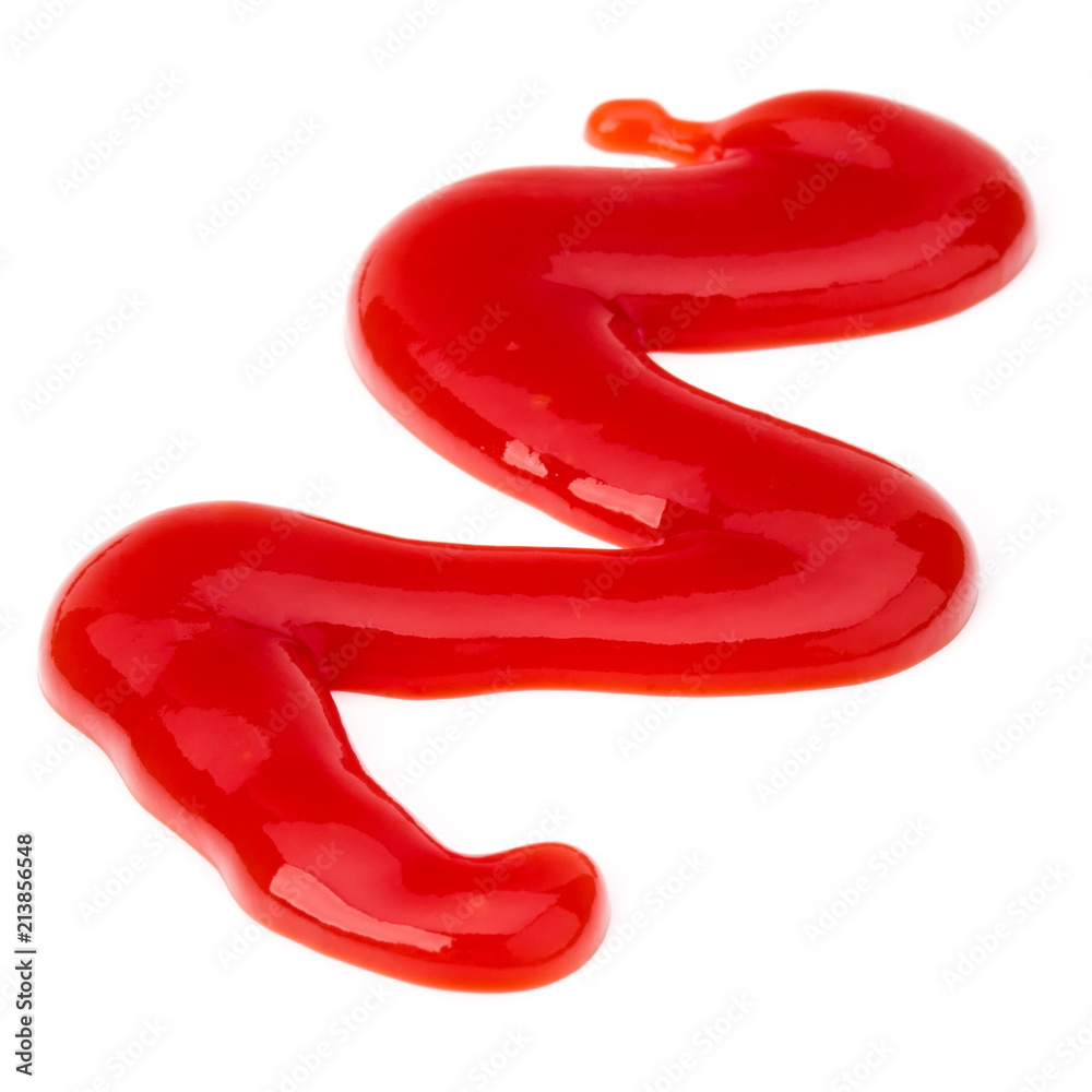Tomato sauce, ketchup isolated on white background Tomato sauce, ketchup isolated on white background