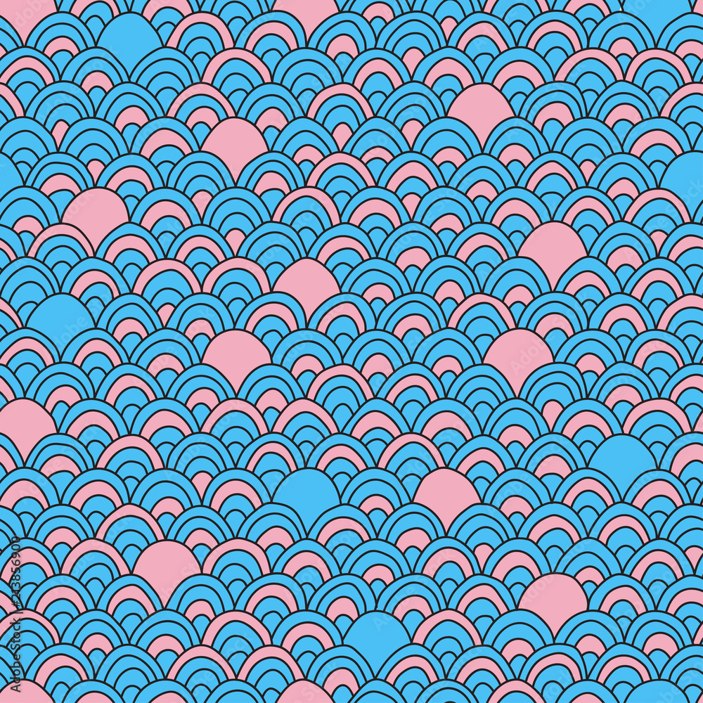 Seamless wave pattern Seamless wave pattern